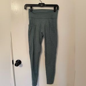 Green Active Wear Leggings